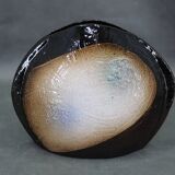 Brutalist ceramic art vase, Czechoslovakia, 1970s