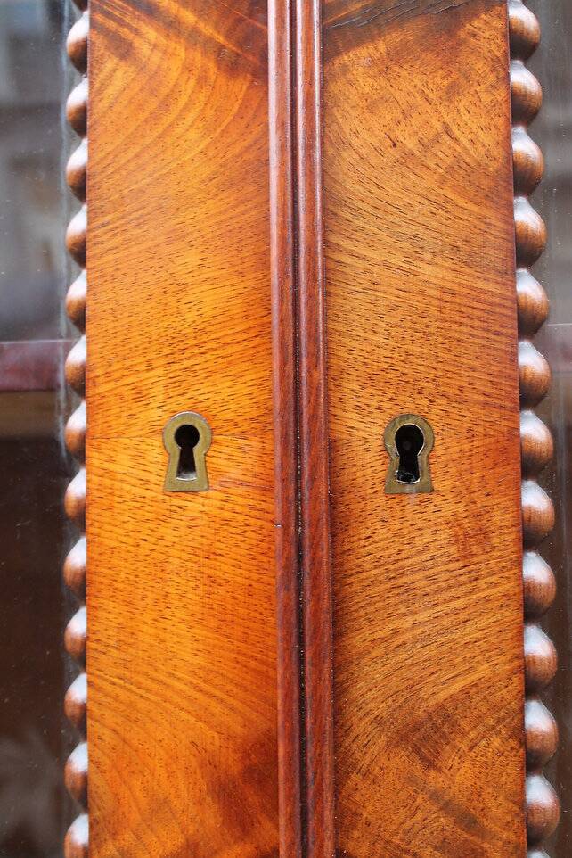 Louis Philippe period bookcase Display in mahogany - English work 19th
