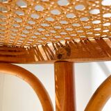 Bentwood and canework bar stool, 1950s