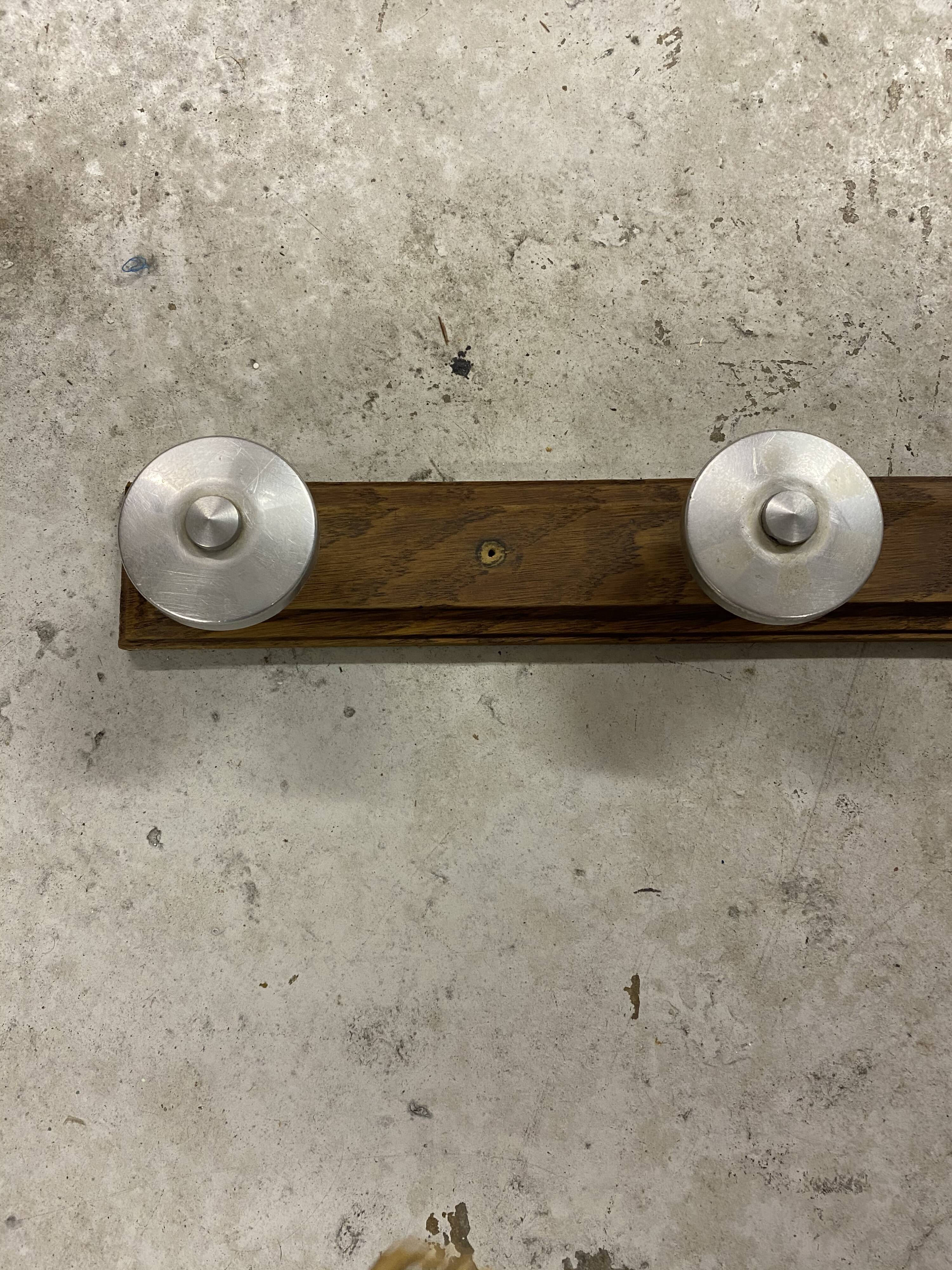 Wall-mounted coat rack