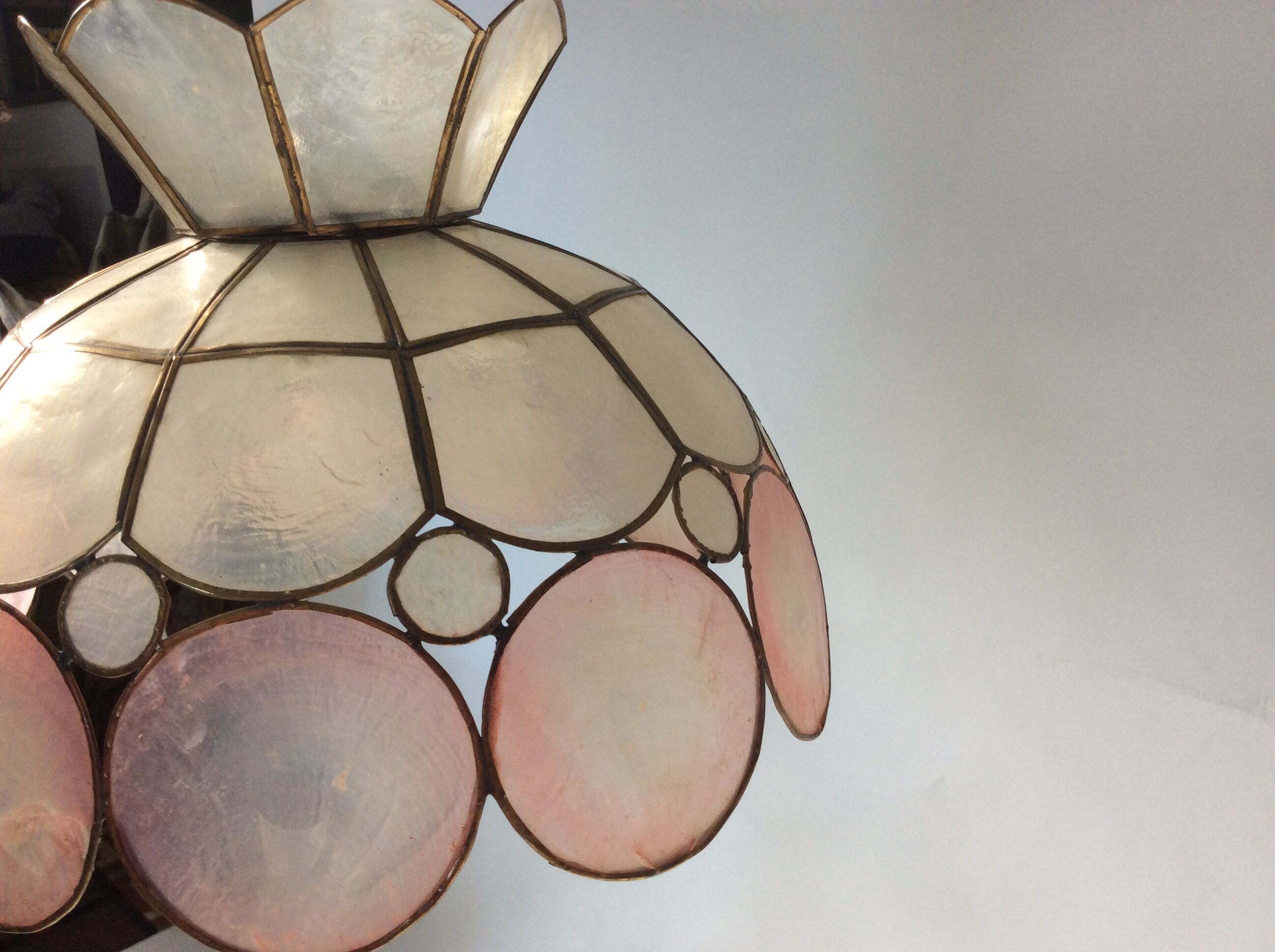 Hanging in vintage mother-of-pearl