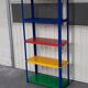 80s colored shelves.