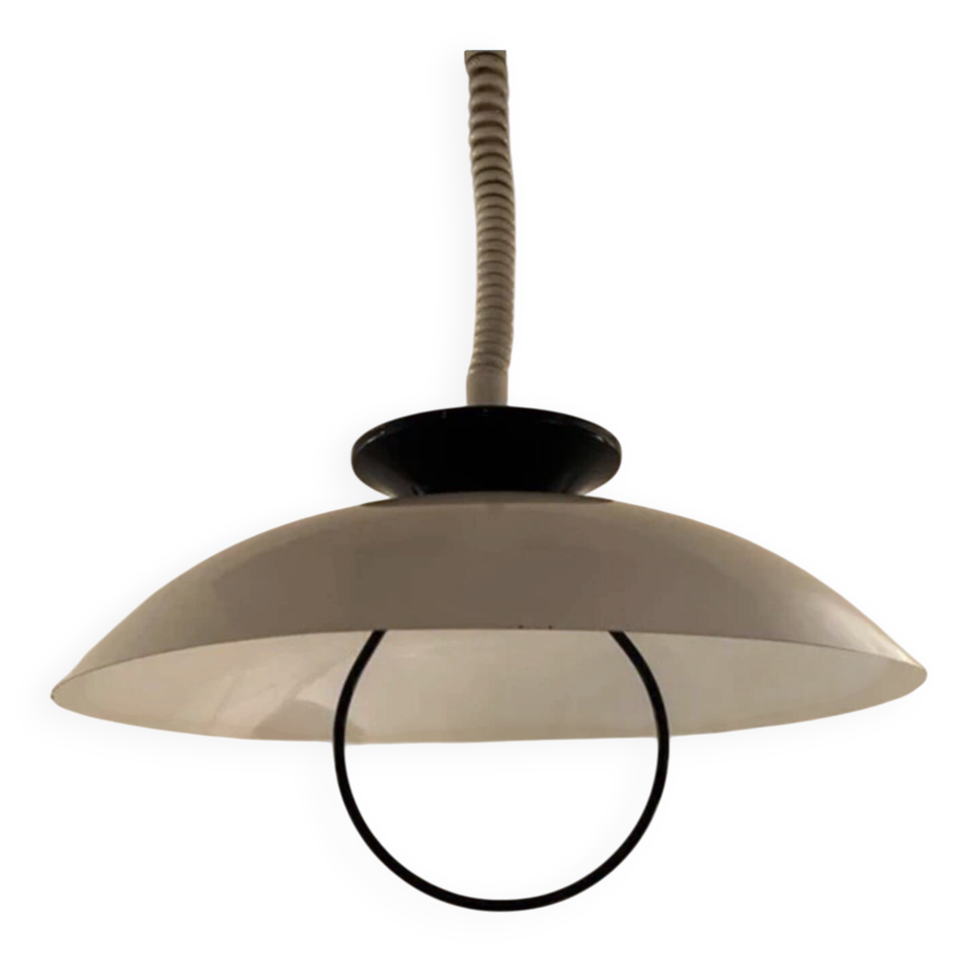Vintage 80s white and blue suspension design