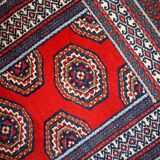Vintage Indian Mahal handmade carpet 82cm x 156cm 1970s, 1C732