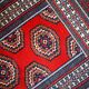 Vintage Indian Mahal handmade carpet 82cm x 156cm 1970s, 1C732