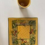Ceramic plate and cup