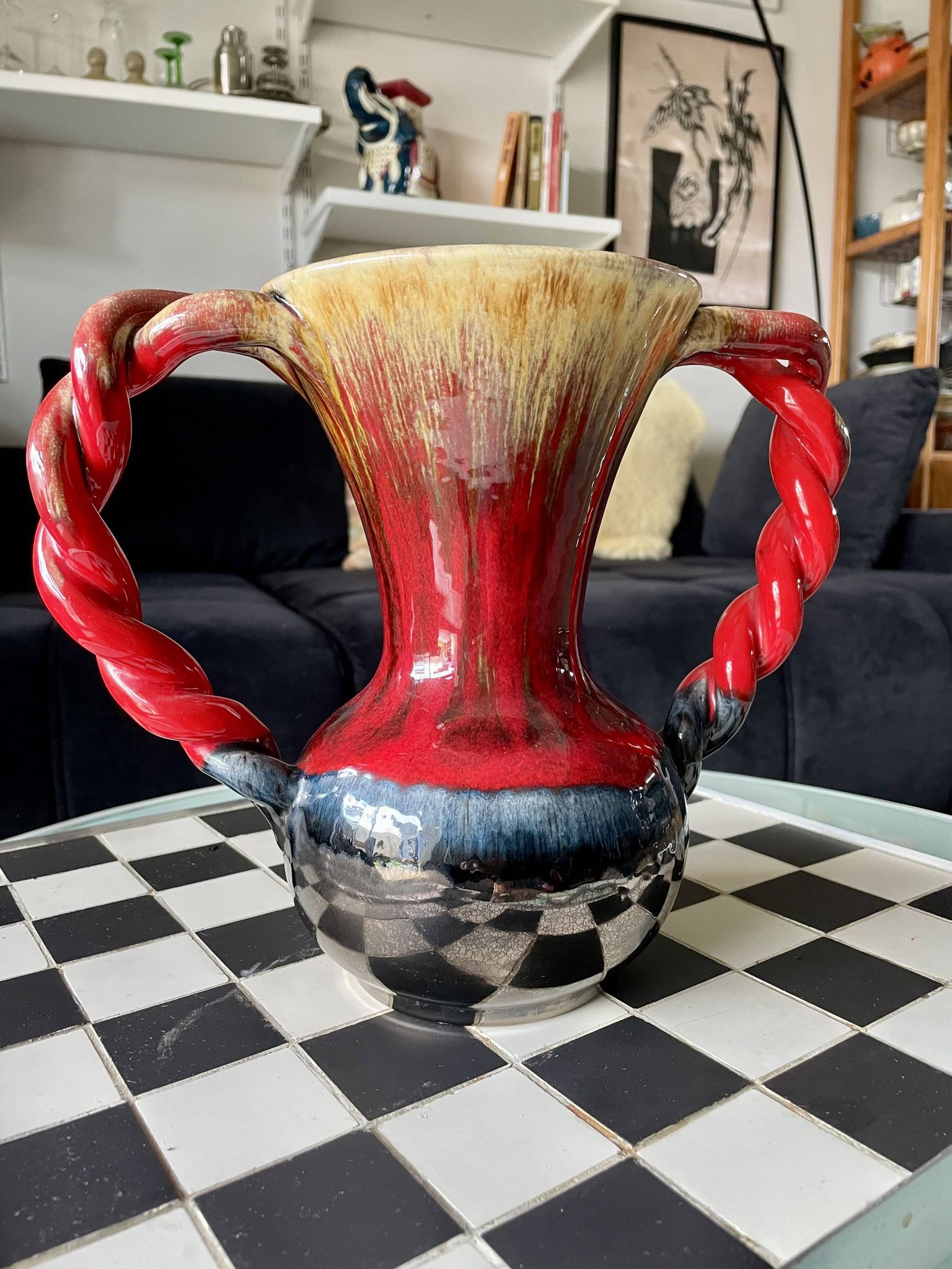Vase céramique vallauris Mid Century