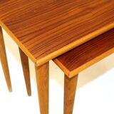 Teak and oak tableS set, Sweden, 1960