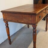 Table bureau en pin début 20ieme