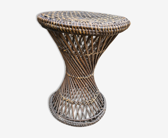 Tabouret en rotin