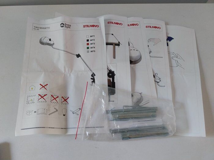 Stilnovo lamp by Joe Colombo - Topo