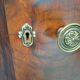 Coppia di credenze Art Deco anni '30 in radica