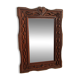 large tramp art mirror 19th century