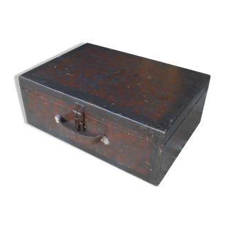 Craft wood suitcase