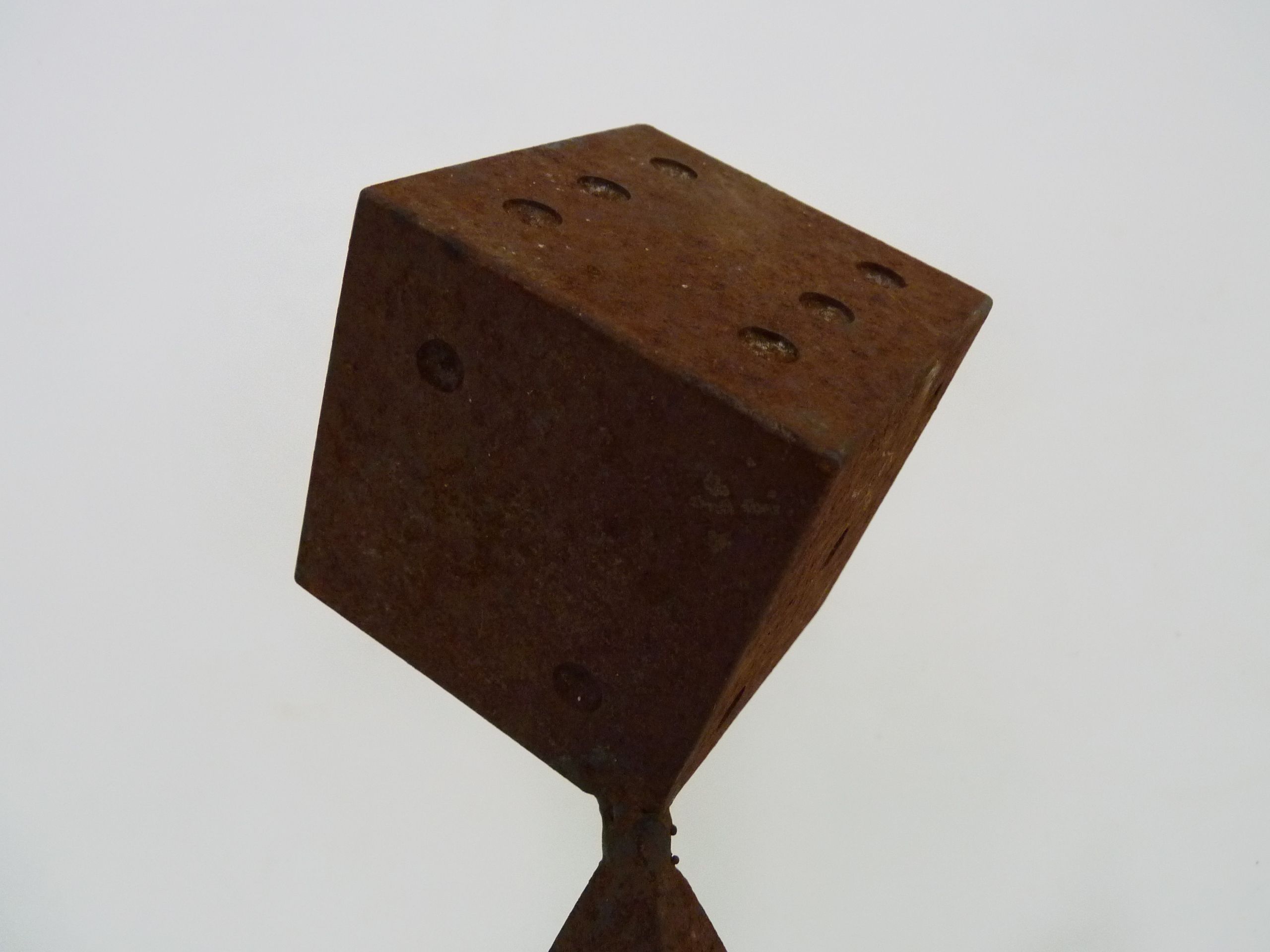 Futuristic Art Deco cast iron paperpress