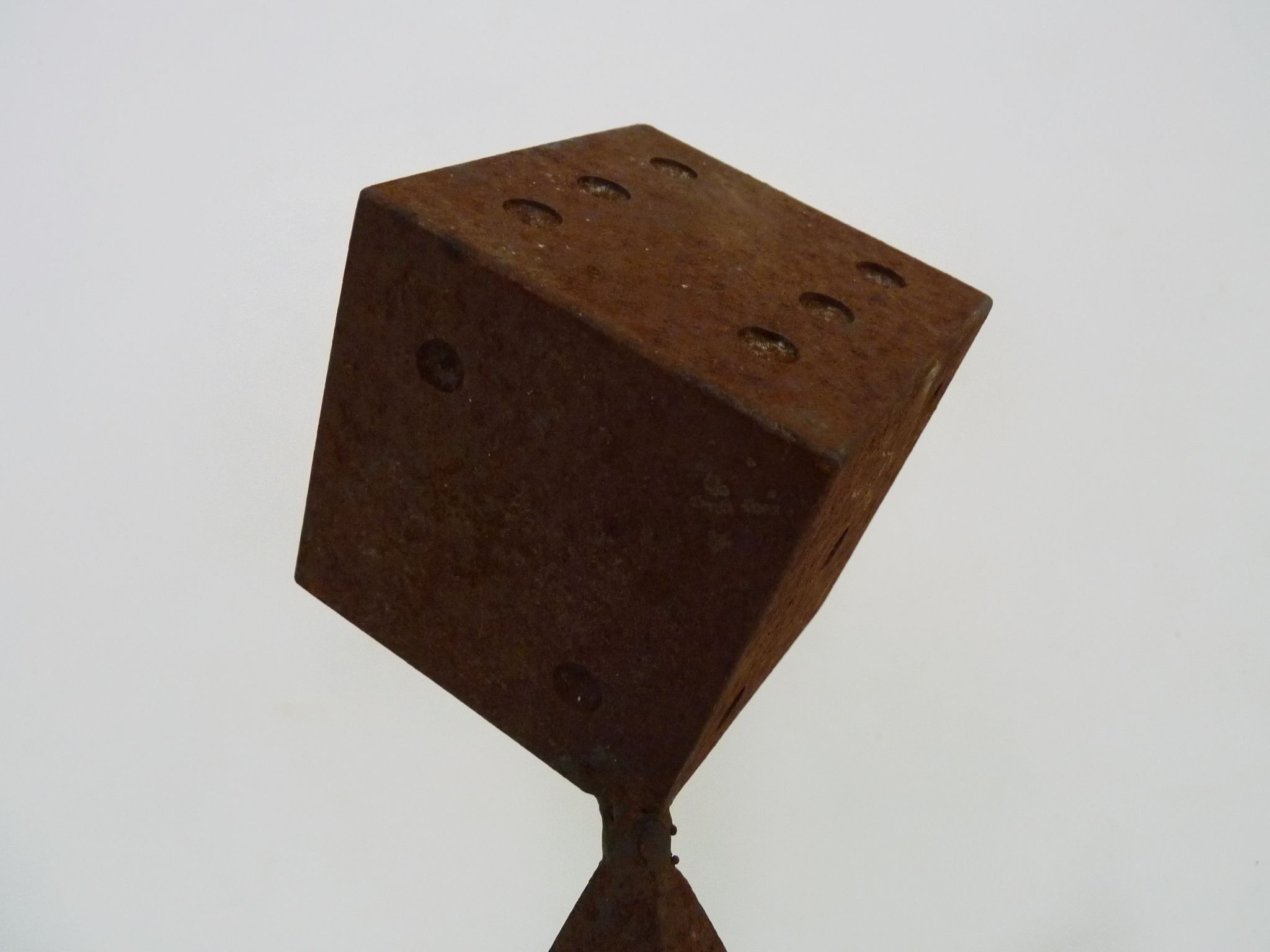 Futuristic Art Deco cast iron paperpress