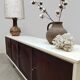 Vintage Italian sideboard credenza 'Duo-tone'