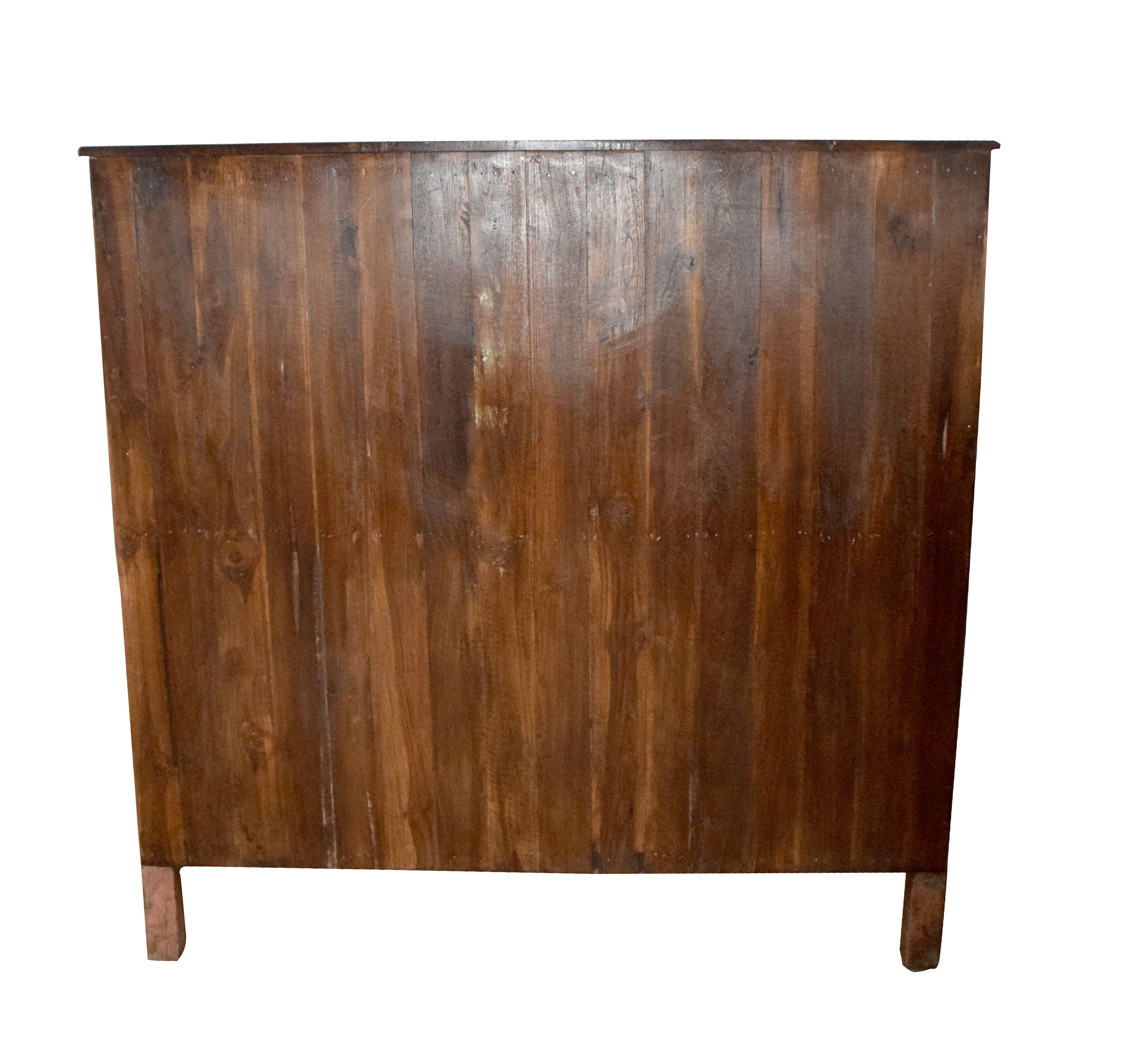 Teak glass buffet