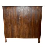 Teak glass buffet