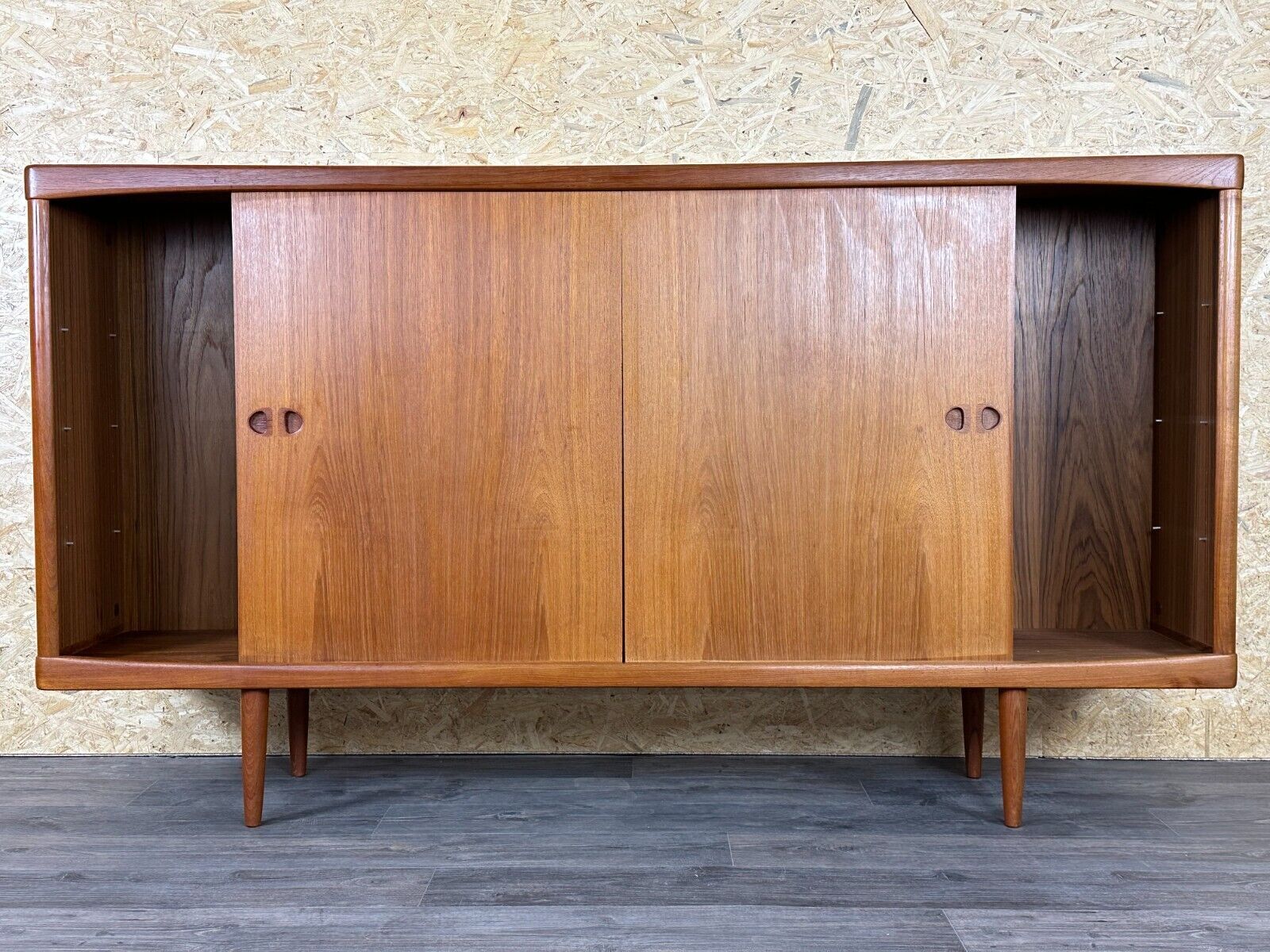 60s 70s teak sideboard highboard H.W. Klein Bramin Danish Modern Design
