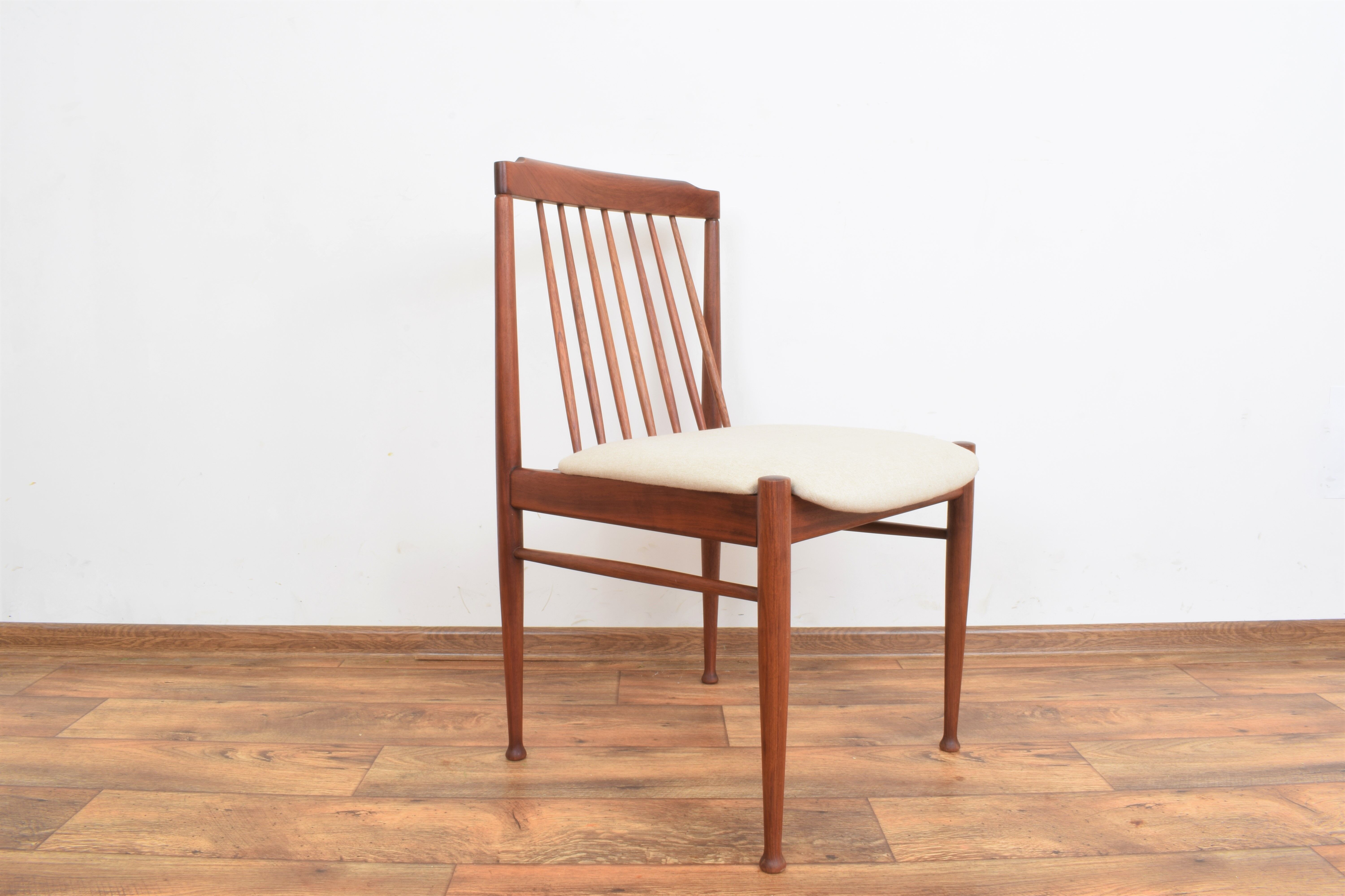 Mid-Century Danish Teak Dining Chairs, 1960s, Set of 4