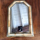 Vintage brass mirror