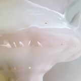 White ceramic medici-shaped planter