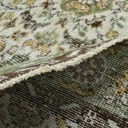 6x10 Brown & Beige Floral Pattern Vintage Rug, 196x325Cm