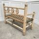 Two-tone rope bench from the 1950s