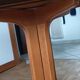 Vintage elm wood extendable table