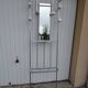 Vestibule, Art Deco coat rack.