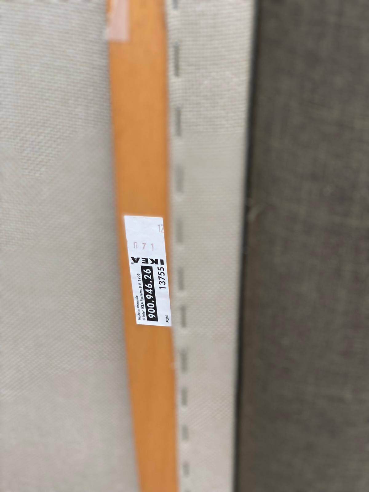 Fauteuil à bascule scandinave bois courbé et cuir marron ikea poang