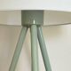 90s Green Metal Tripod Lamp