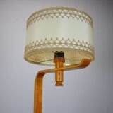 Scandinavian wooden floor lamp, 1960s