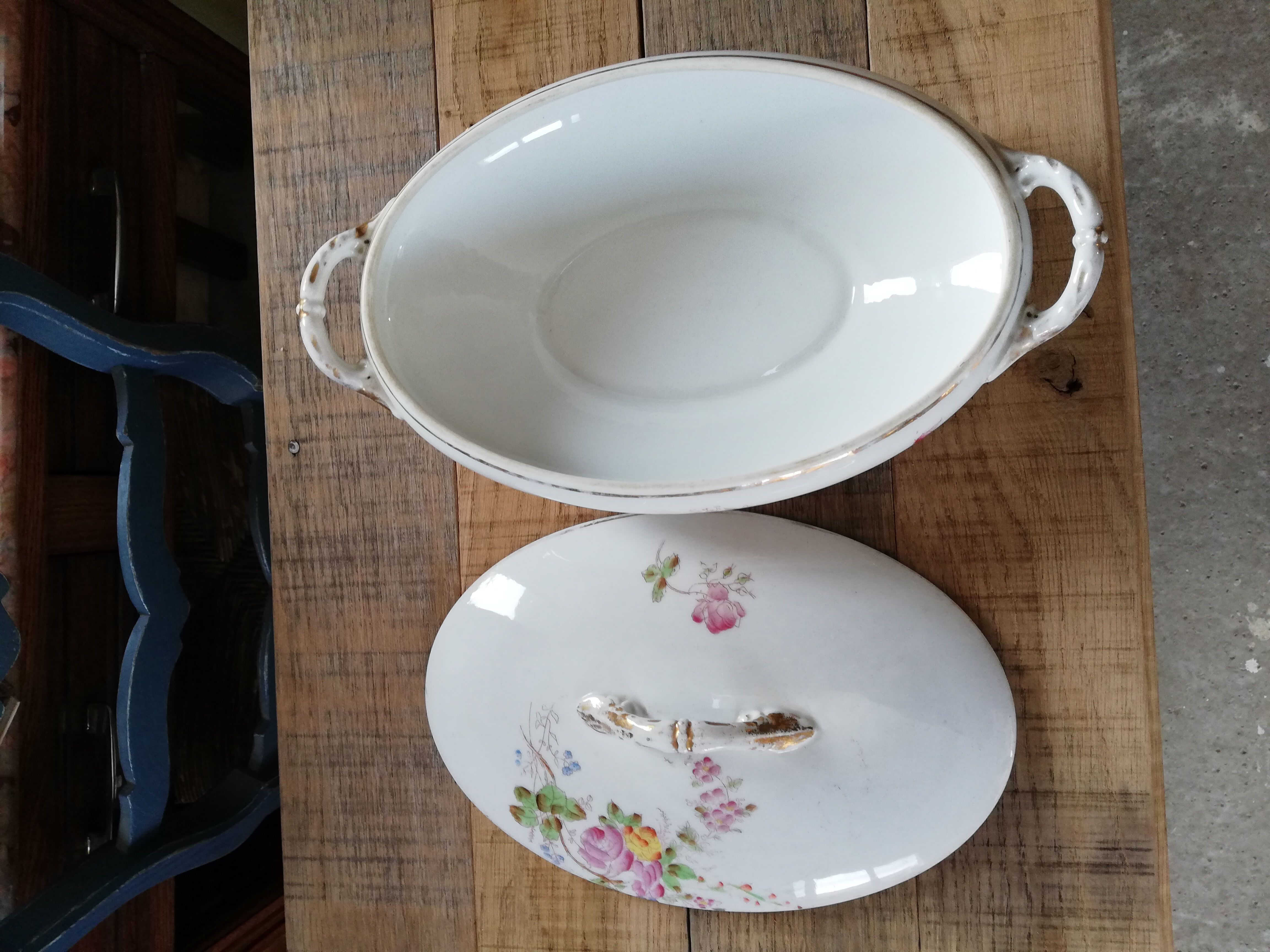 Soupière porcelaine de Limoges