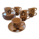 Cups from the Sarreguemines art workshop. 1970s