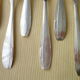 Box of 12 silver metal cutlery 84 G Apollo