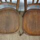 6 chaises bistrot Baumann années 1920-30