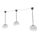 3 Giso ball pendant lights by Gispen