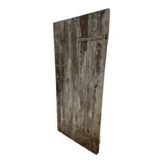 Old weathered barn door