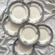 6 ironstone dinner plates “Diderot” Longwy