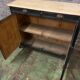 Vintage Parisian black patinated buffet