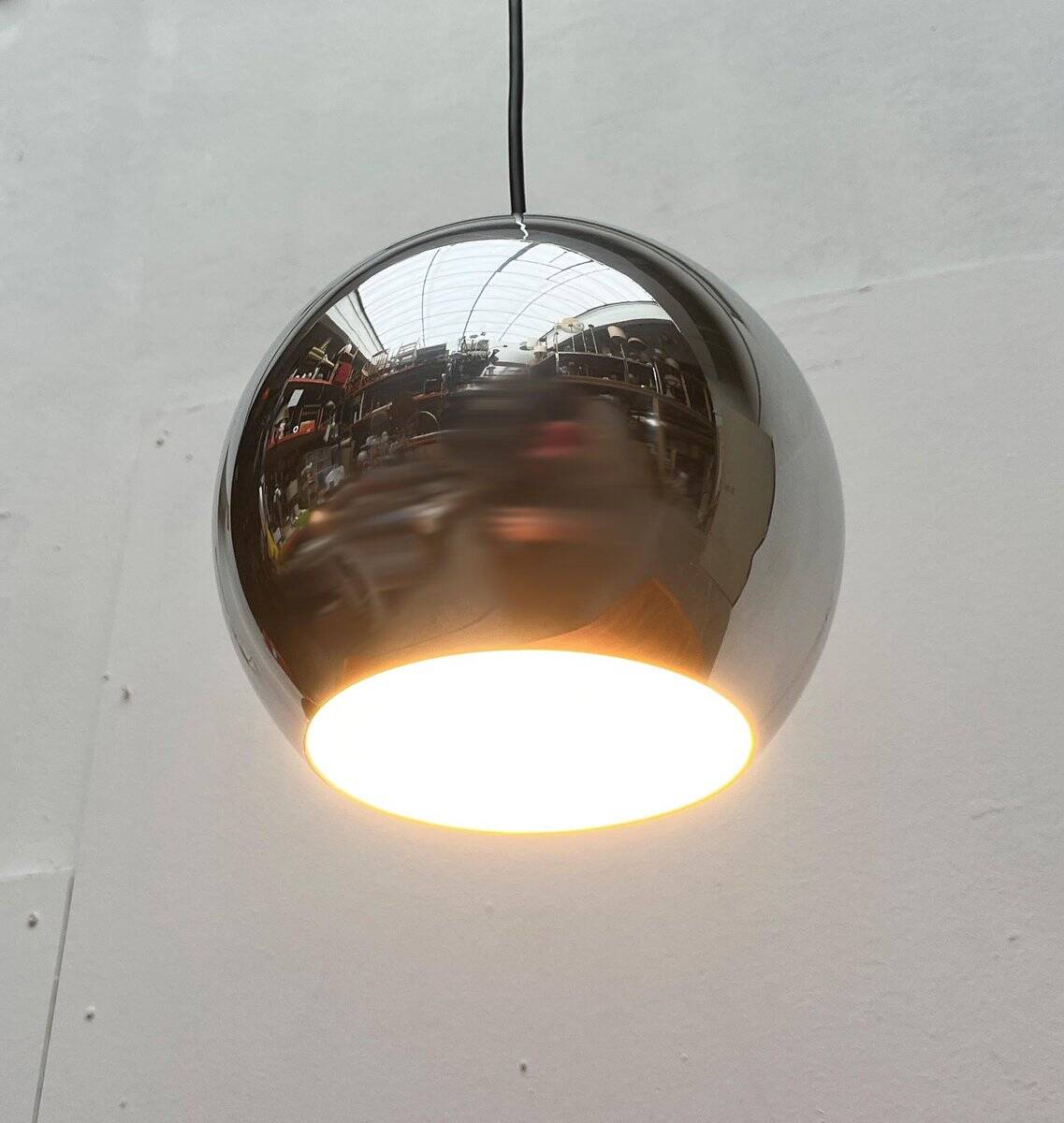 Mid-century modern space age pendant lamps, 1960s, set of 2.