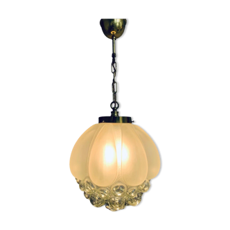 1960s Bubble Glass Glashütte Limburg Pendant