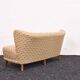 Ensemble canapé et fauteuil cocktail suédois, années 1950 – Dossier courbé