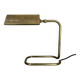 Cubic Modernist Brass Metal Table Light by Florian Schulz, Germany, 1970s