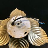 Wall light or ceiling golden leaves