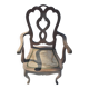 Italian cane armchair
