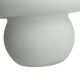 Lampe de table champignon en verre vintage