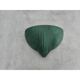 Art Deco wall light in green faience.